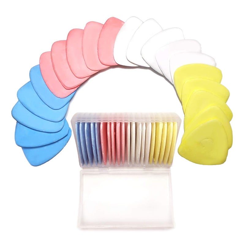 Lohas Select Professional Tailors Chalk Triangle Tailor's Fabric Marker Chalk - Sewing Notions & Accessories?20 Pack - Image 1